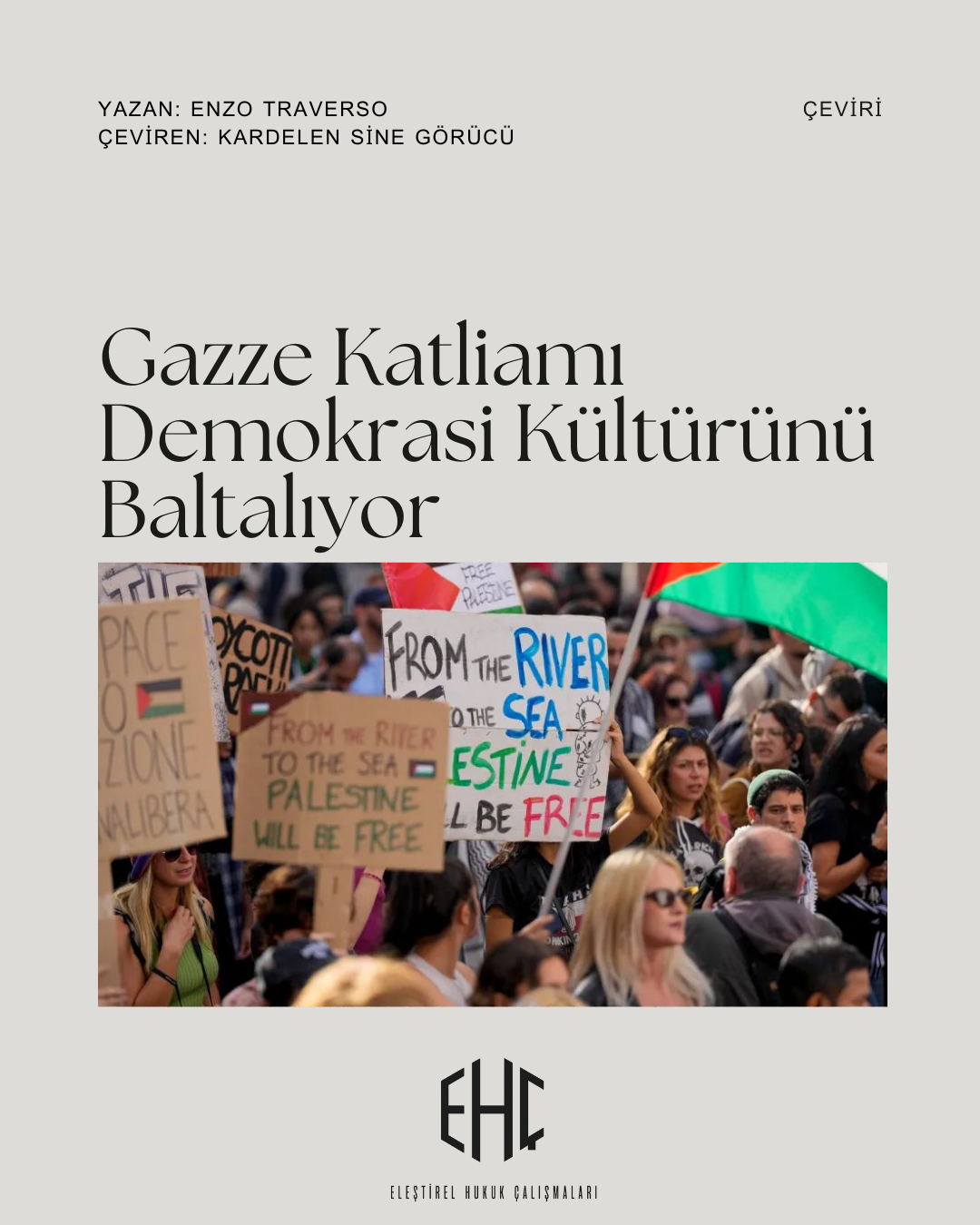 Gazze Katliamı Demokrasi Kültürünü Baltalıyor