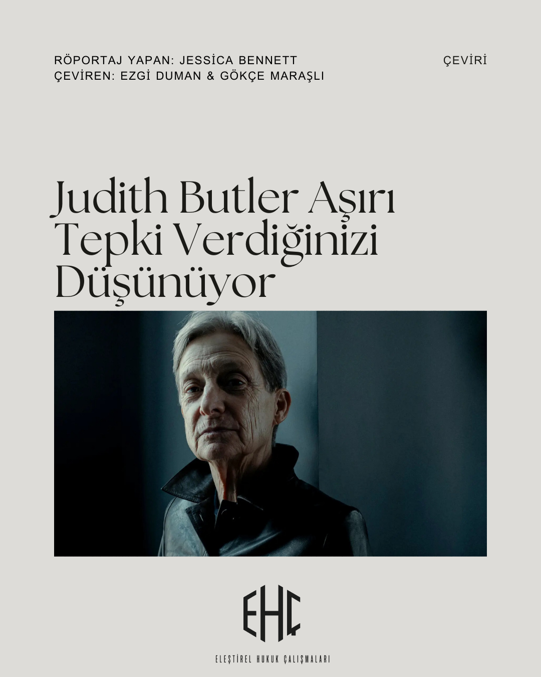 Judith Bulter Aşırı Tepki Verdiğinizi Düşünüyor